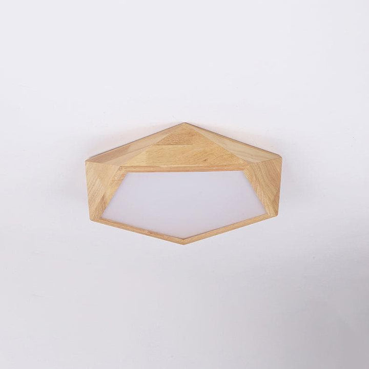 Metavaya Ceiling Lamp Geometric Wood Ceiling Light