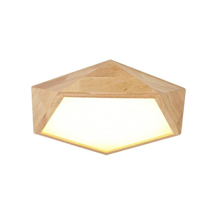 Metavaya Ceiling Lamp Geometric Wood Ceiling Light