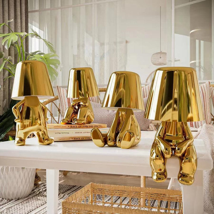 Metavaya Table lamp Golden Man Table Lamp