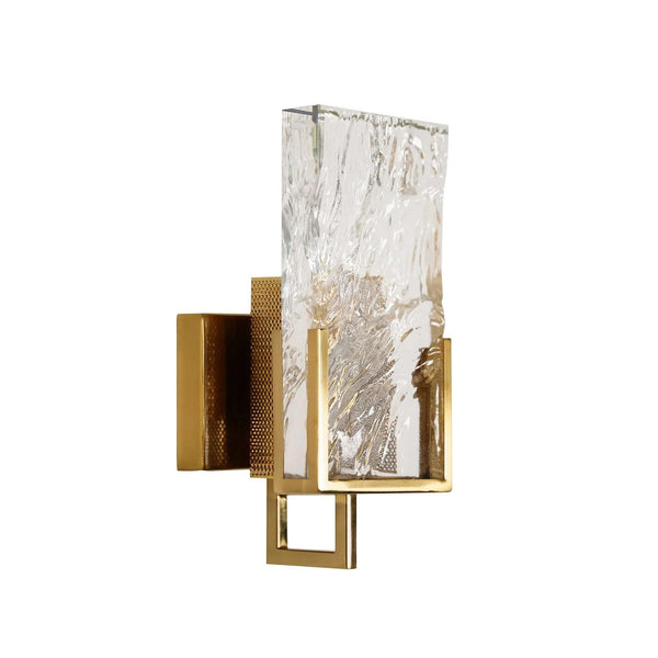 Metavaya Wall lamp H 29cm x W 14.5cm / Brass Ice Crystal Wall Lamp 323232413937 M2022092805-1