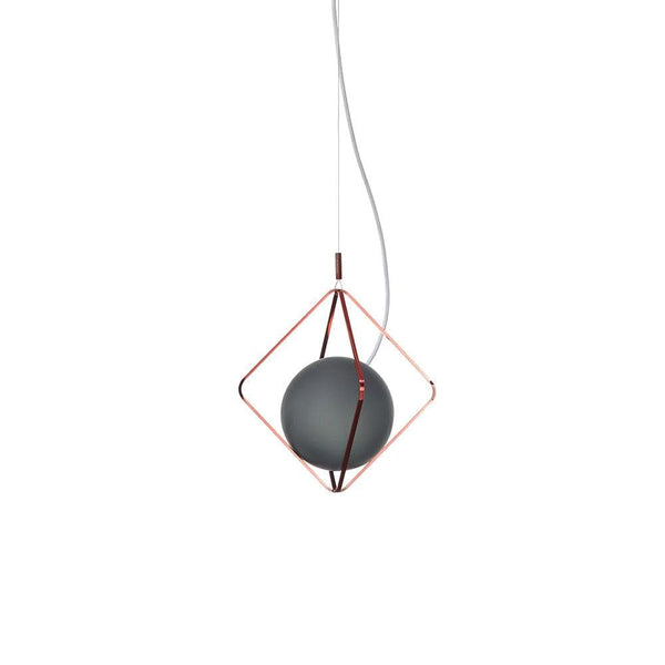 Metavaya Pendant light Dia 26cm x H 26cm / Copper / Smoky gray Jack O' Lantern Pendant light 653733644210 D-202112150003-6