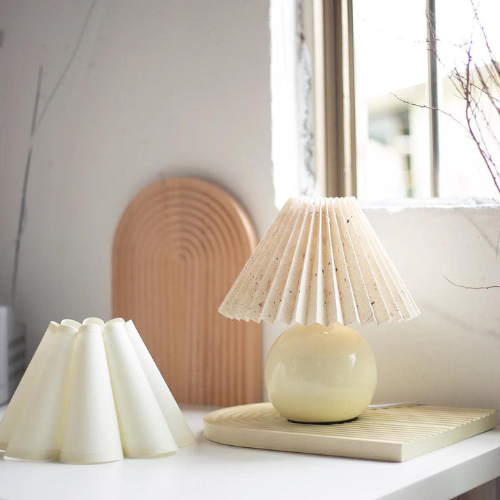 Metavaya Table lamp Kicsi Knife Pleat Table Lamp Buy Kicsi Knife Pleat Table Lamp Online