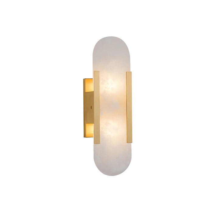 Metavaya Wall lamp Dia 10cm X H 35cm / Brass Melange Elongated Sconce 323232416341 M2022091603-3 Buy Melange Elongated Sconce Online