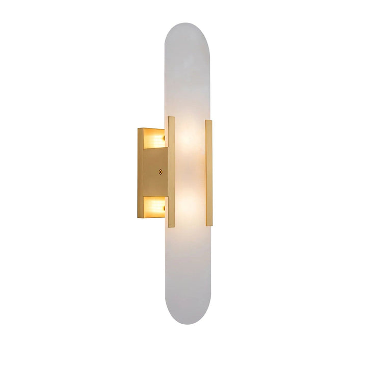 Metavaya Wall lamp Dia 10cm X H 50cm / Brass Melange Elongated Sconce 323232416372 M2022091603-6 Buy Melange Elongated Sconce Online