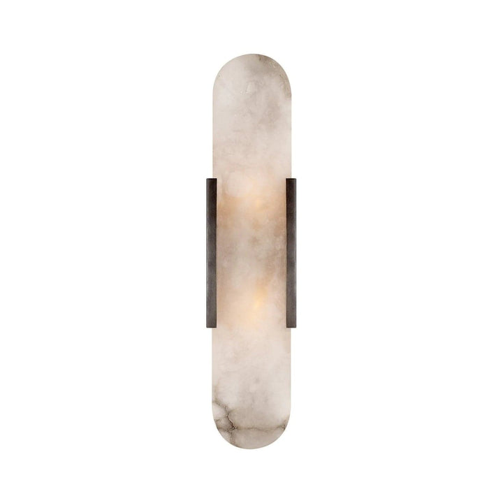 Metavaya Wall lamp Dia 10cm X H 50cm / Black Melange Elongated Sconce 323232416365 M2022091603-5 Buy Melange Elongated Sconce Online