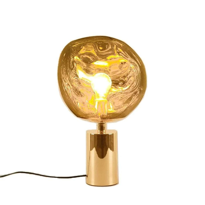 Metavaya Table lamp Dia 28cm x H 43cm / Golden / US plug Melt Table Lamp 623367482731 M2022092006-1 Buy Melt Table Lamp Online