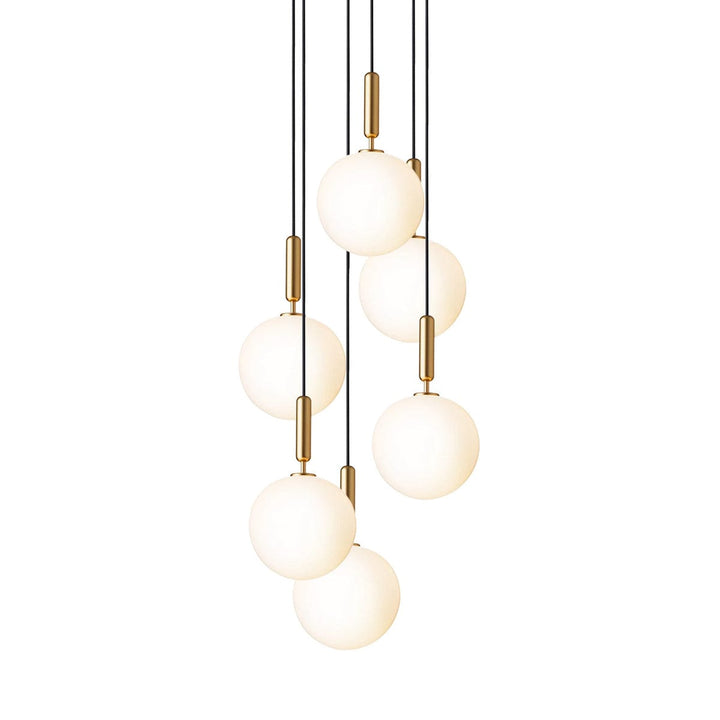 Metavaya Wall light 6heads / Brass / White Miira Pendant light 653733644531 D-202112380018-16