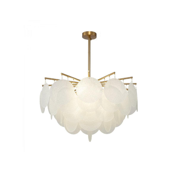 Metavaya Chandelier Nimbus Chandelier Nimbus Chandelier in Glass & Brass Finish