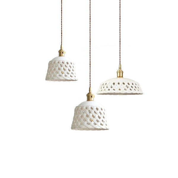 Metavaya Pendant light Openwork Ceramic Pendant Lamp Buy Stylish Openwork Ceramic Pendant Lamp Online