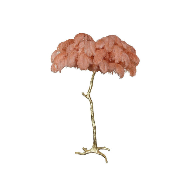 Metavaya Floor lamp Ostrich Feather Floor Lamp Shop Ostrich Feather Floor Lamp Online