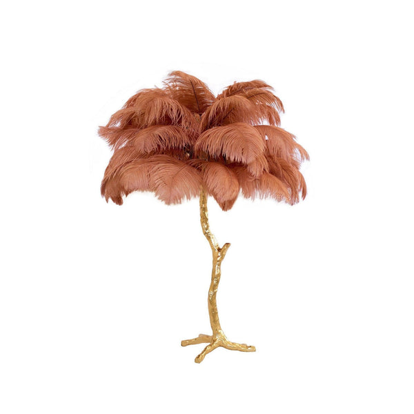 Metavaya Table lamp Ostrich Feather Table Lamp Shop Ostrich Feather Table Lamp Online