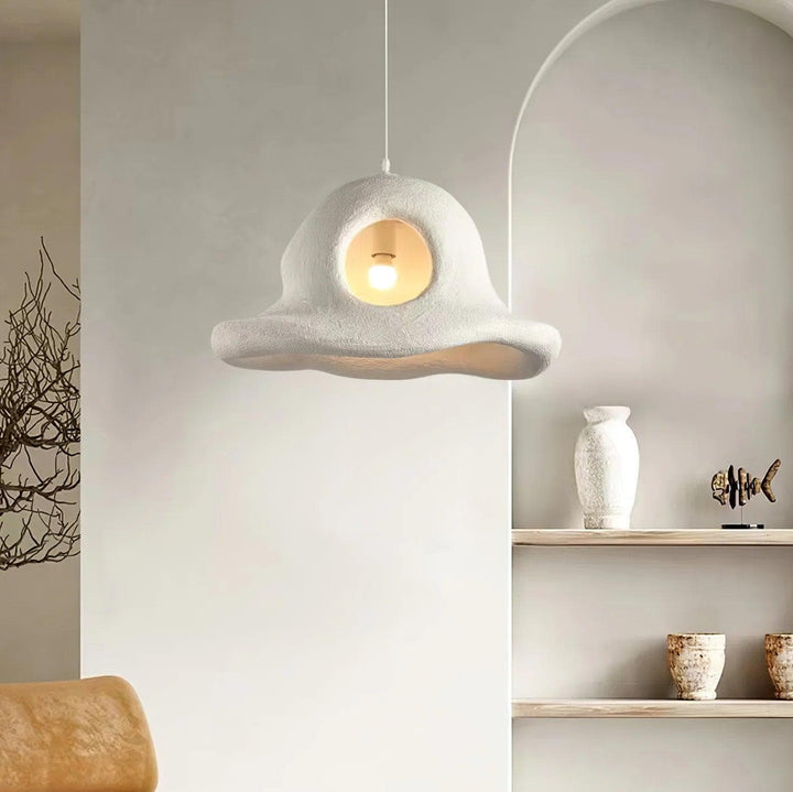 Metavaya Ceiling Lamp Dia 60cm X H 33cm / White Personalized Hat Pendant Light 336019215389 M2023021002-2