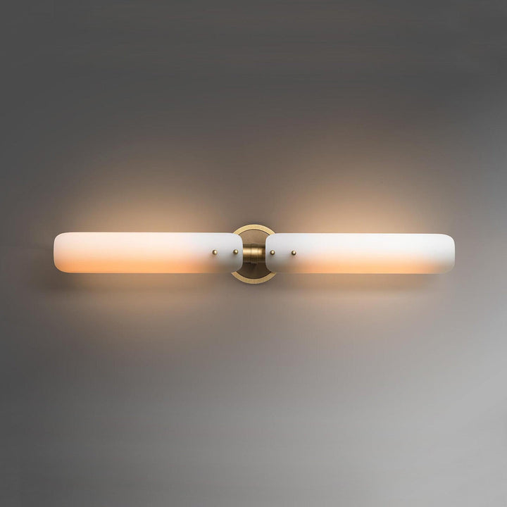 Metavaya Wall lamp Lron marble wall lamp Platiere Sconce in Solid Brass Shade for Sale