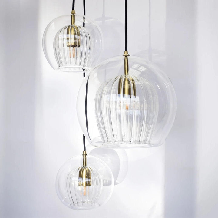 Metavaya Pendant light Pleated Crystal Pendant Light