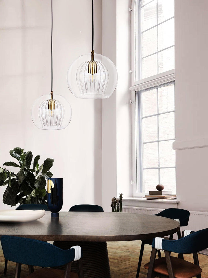 Metavaya Pendant light Pleated Crystal Pendant Light