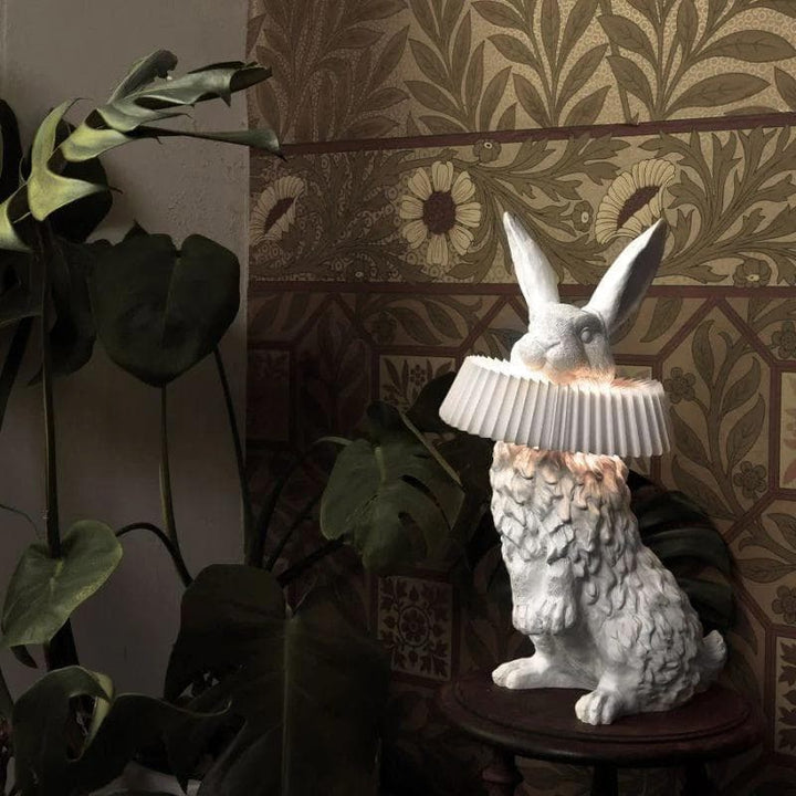 Metavaya Table lamp Stand: Dia 26cm X H 33cm / White(Warm White) / US plug Rabbit X Table Lamp 822706698950 M2022092103-9