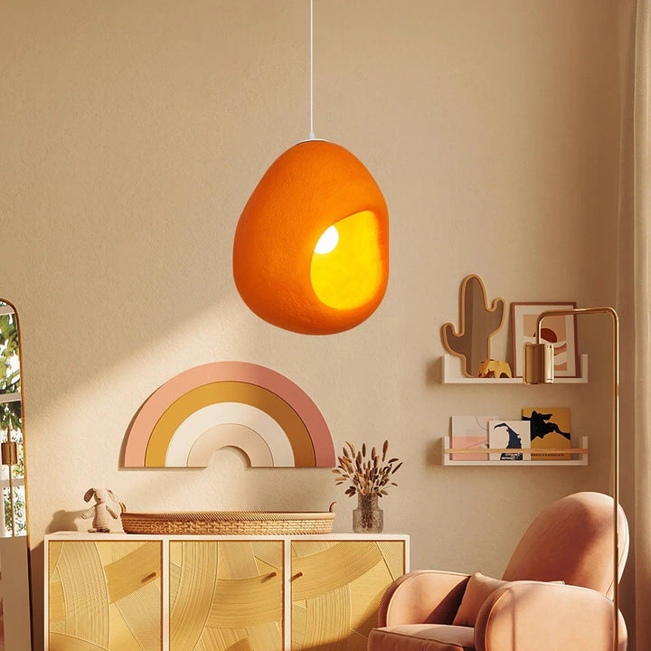 Metavaya Pendant lamp Dia 40cm x H 50cm / Orange Sensi Pendant Light 336019215457 M2023021007-1 Sensi Pendant Light & Lamps for Sale in USA/Canada