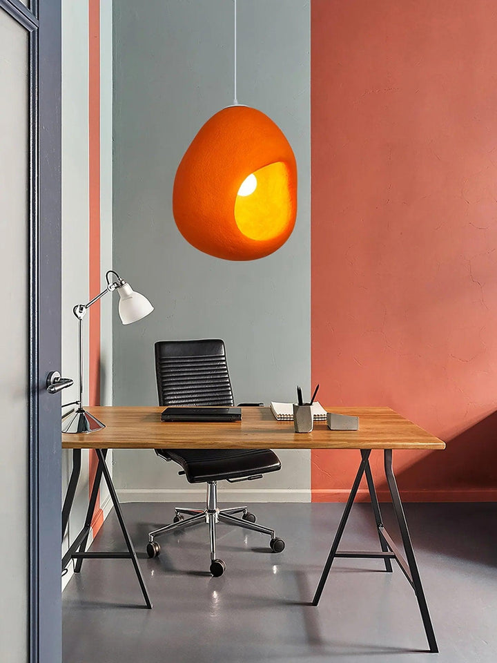 Metavaya Pendant lamp Dia 40cm x H 50cm / Orange Sensi Pendant Light 336019215457 M2023021007-1 Sensi Pendant Light & Lamps for Sale in USA/Canada