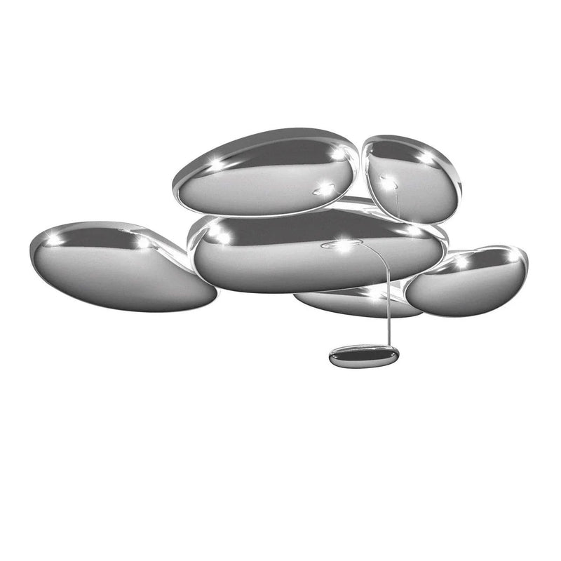 Metavaya Ceiling light 5heads Dia 110cm x H 42cm / Bright chrome / Warm White (2700K to 3300K) Skydro Ceiling light 323232415740 20210120071557-1 Shop Skydro Ceiling Light Online