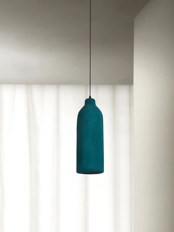 Metavaya Pendant lamp Dia 18cm X H 50cm / Dark Green Tega Pendant Light 336019215464 M2023021005-1 Tega Pendant Light for Sale in USA/Canada