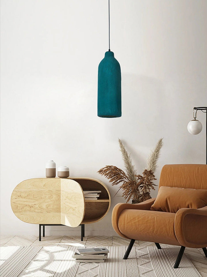 Metavaya Pendant lamp Dia 18cm X H 50cm / Dark Green Tega Pendant Light 336019215464 M2023021005-1 Tega Pendant Light for Sale in USA/Canada