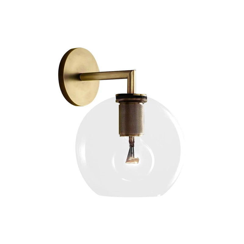 Metavaya Wall lamp Armed Retro Brass Wall Sconce