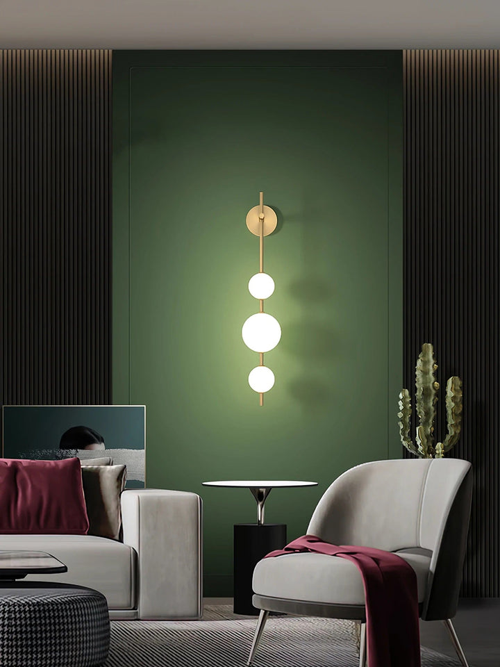 Metavaya Wall lamp Vertical Globe Sconce