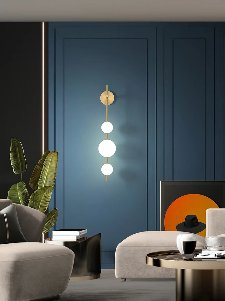 Metavaya Wall lamp Vertical Globe Sconce