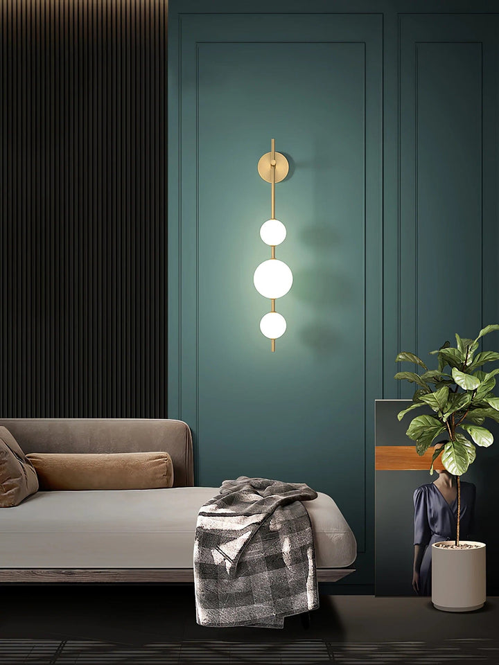 Metavaya Wall lamp Vertical Globe Sconce