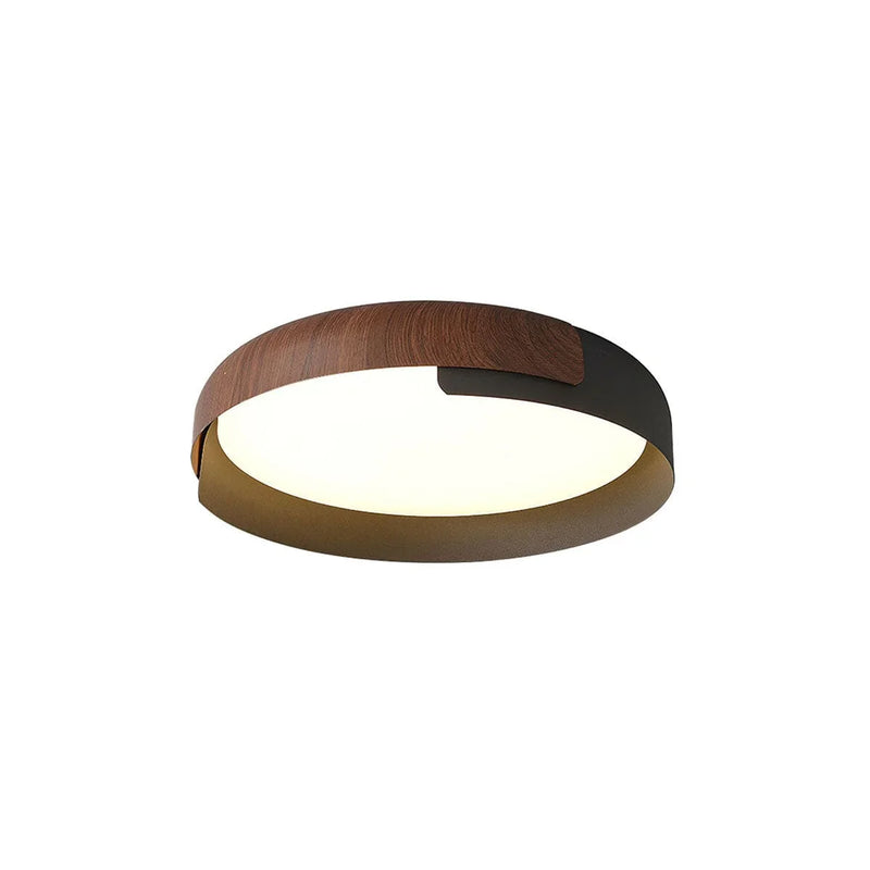 Metavaya Ceiling Lamp Wood  Painted Round Ceiling Lamp